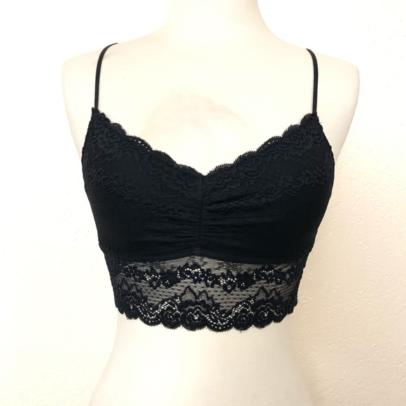Other - Black Lace Bralette Size Small